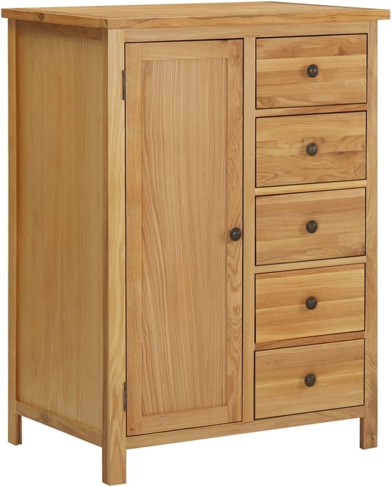 Solid Oak Wood Wardrobe H3170