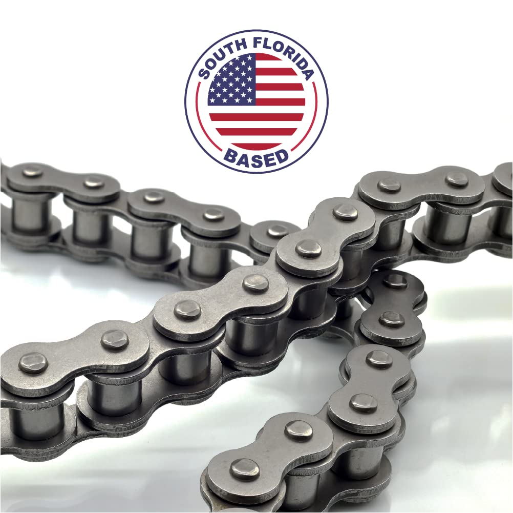 80 Roller Chain 10 Feet Carbon Steel B8949