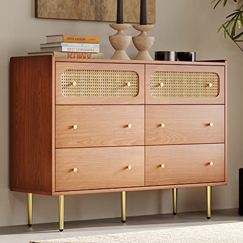 6 Drawer Rattan Dresser D955544
