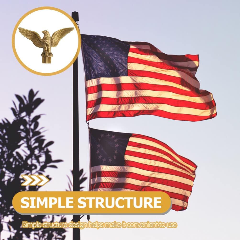 Plastic Eagle Flag Pole Topper F678578