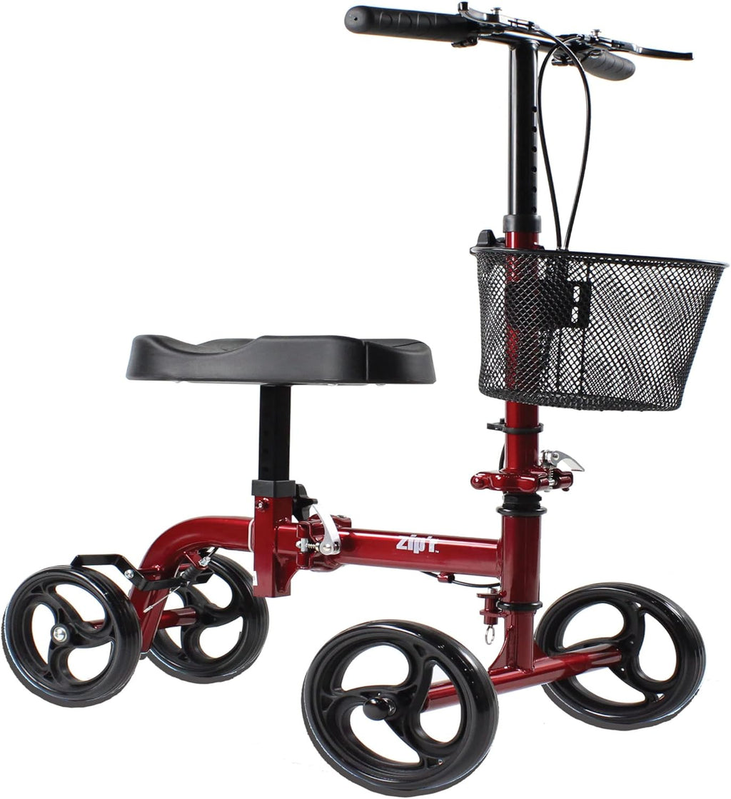 Folding Knee Scooter with Removable Basket B1583