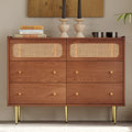 6 Drawer Rattan Dresser D955544