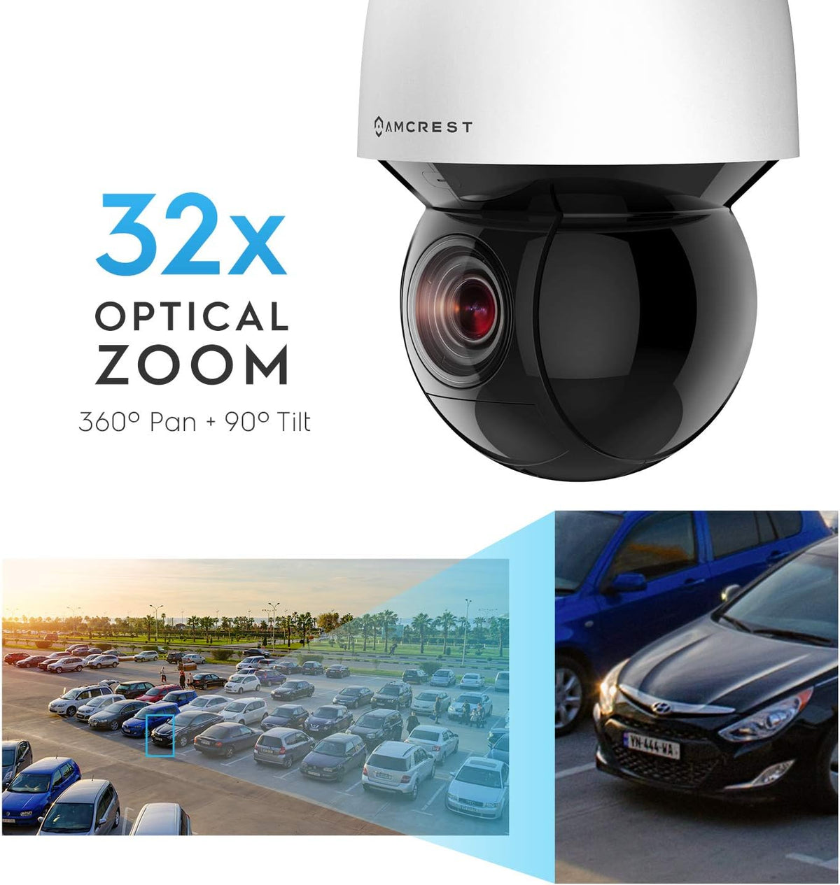 4MP Outdoor PTZ POE IP Camera 32x Optical Zoom F981