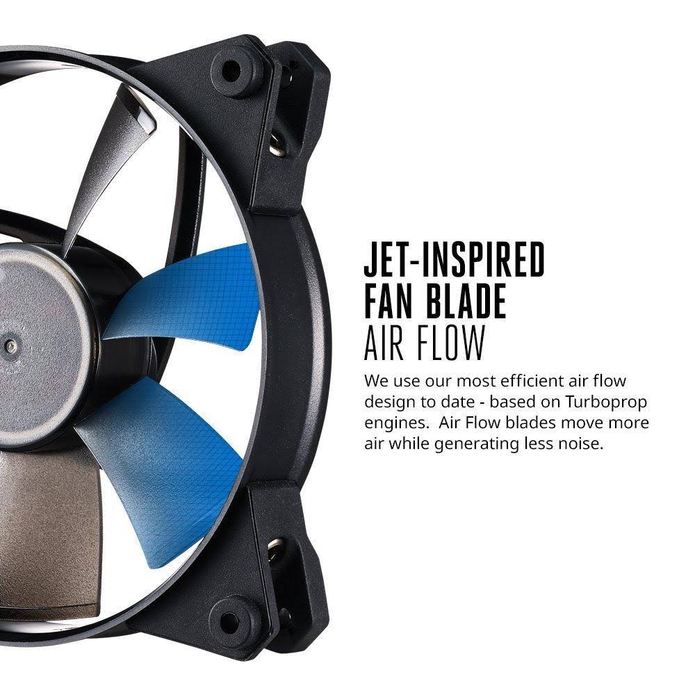 120 Air Pressure RGB Case Fan Pack of 3 W7446