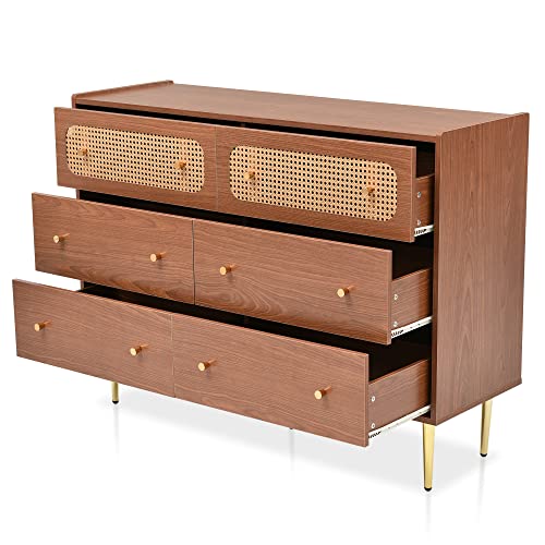 6 Drawer Rattan Dresser D955544