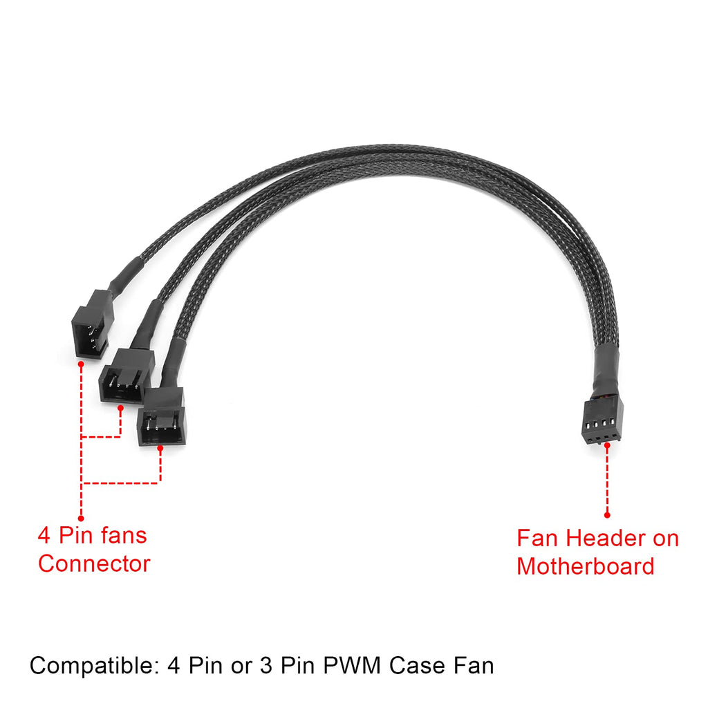PWM 4 Pin Fan Splitter Adapter Cable W733130
