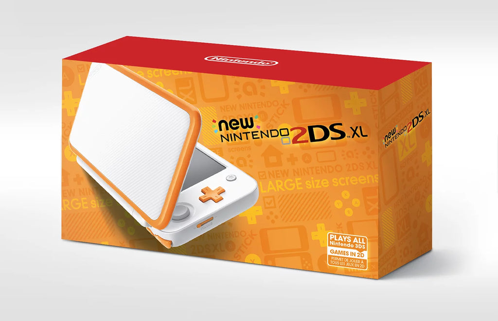 White & Orange Portable Gaming Console I564669