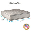 Queen Eurotop Plush Mattress with Bed Frame D711928