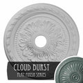 Palmetto Ceiling Medallion, Hand-Painted Cloud Burst M16675