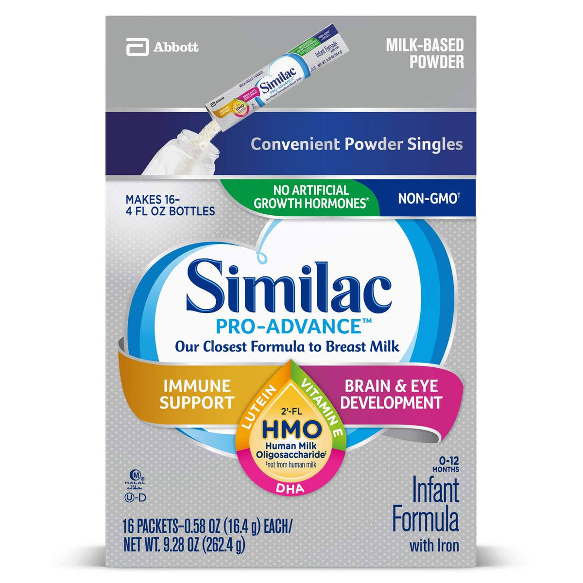 Non-GMO Infant Formula with Iron Powder Stickpacks E767469