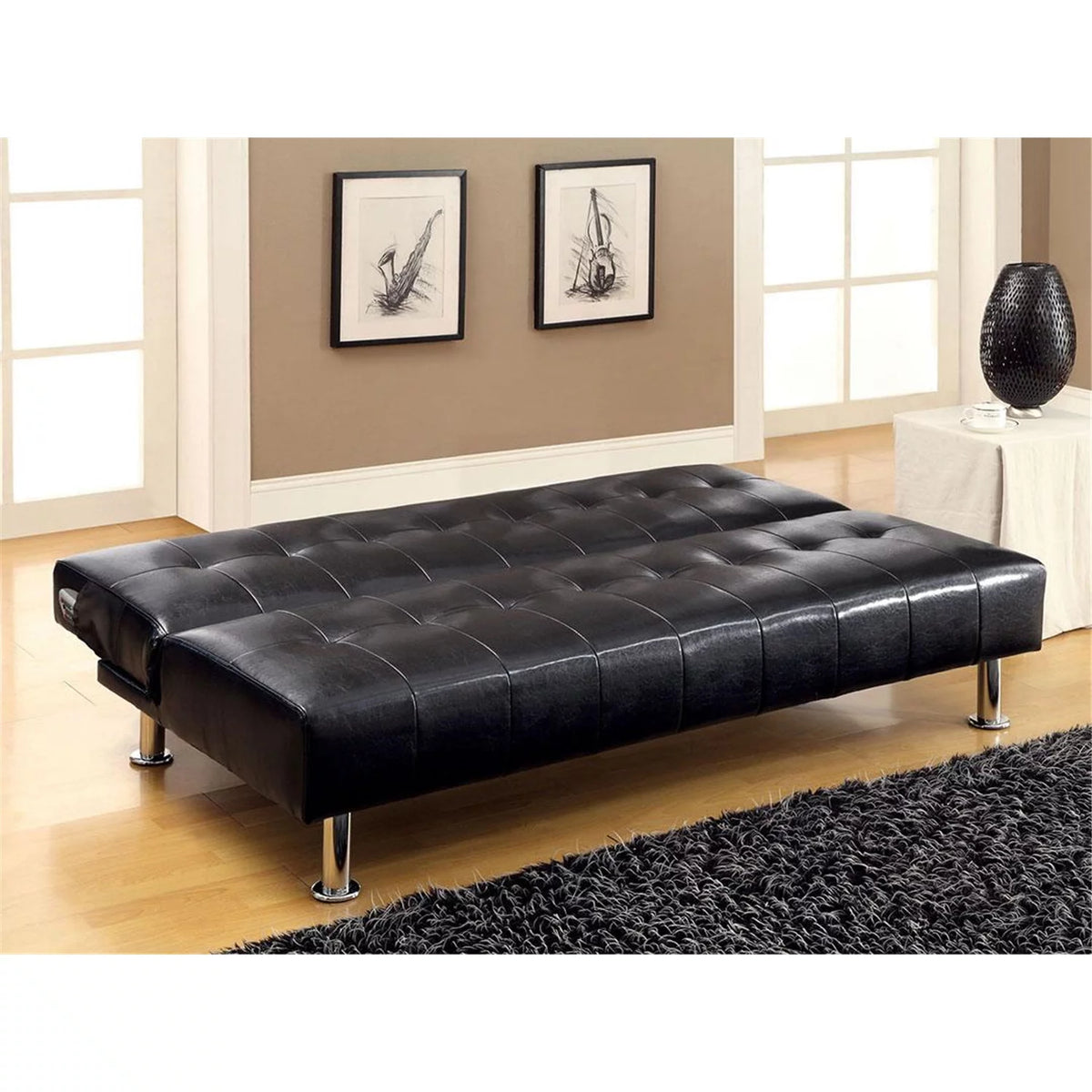 White Futon Sofa Y5236