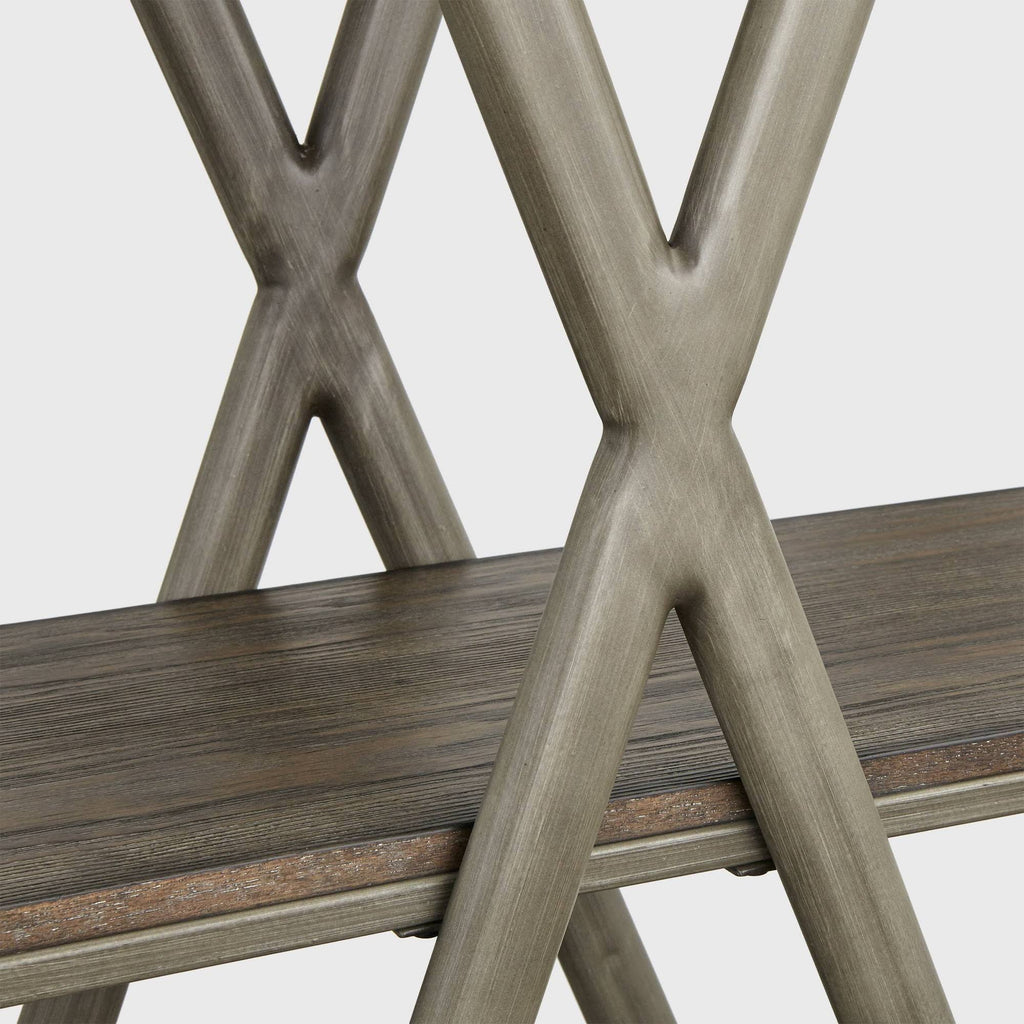 Grey 5-Tier Bookcase F659