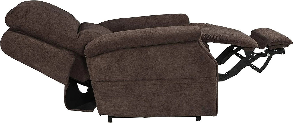 Brown Fabric Recliner L26077