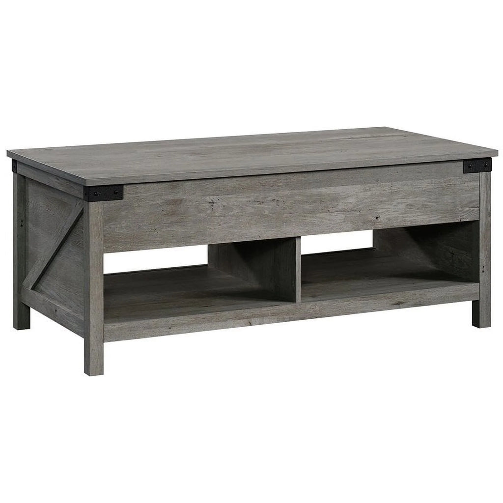 L Shaped Desk 3-Shelf Bookcase and Coffee Table 3 Piece Set M243110
