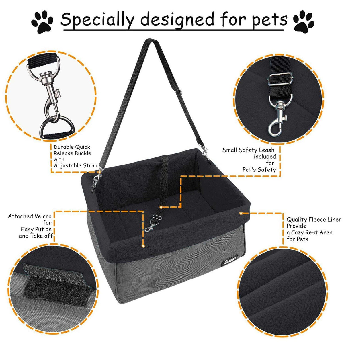 Car Travel Dog Booster Seat T465