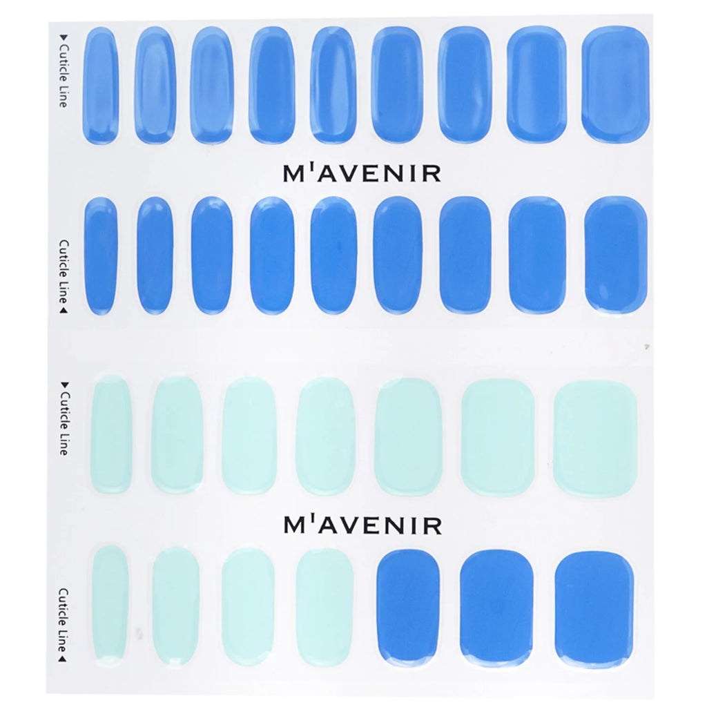32pcs Blue Nail Sticker F7223