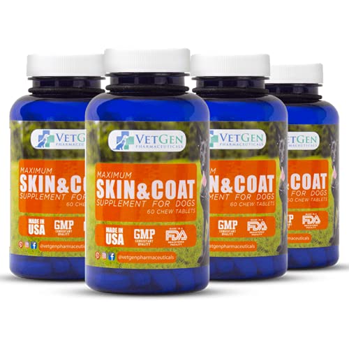 Beef Flavored Chewable Skin & Coat Supplement for Dogs 240ct A306113
