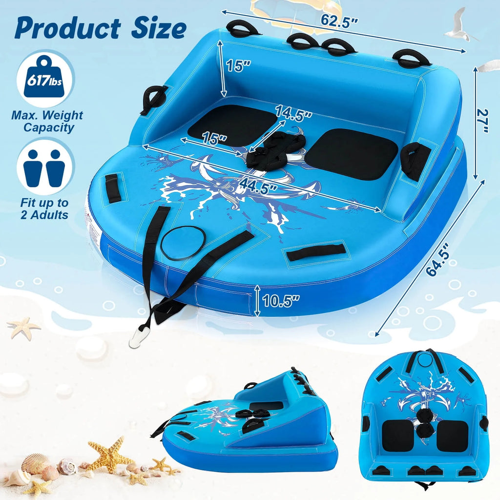 Inflatable Towable Tubes for Boating 2 Person M828