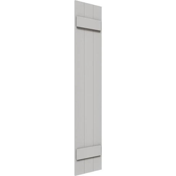 Rustic Faux Wood Shutters (Per Pair) H566