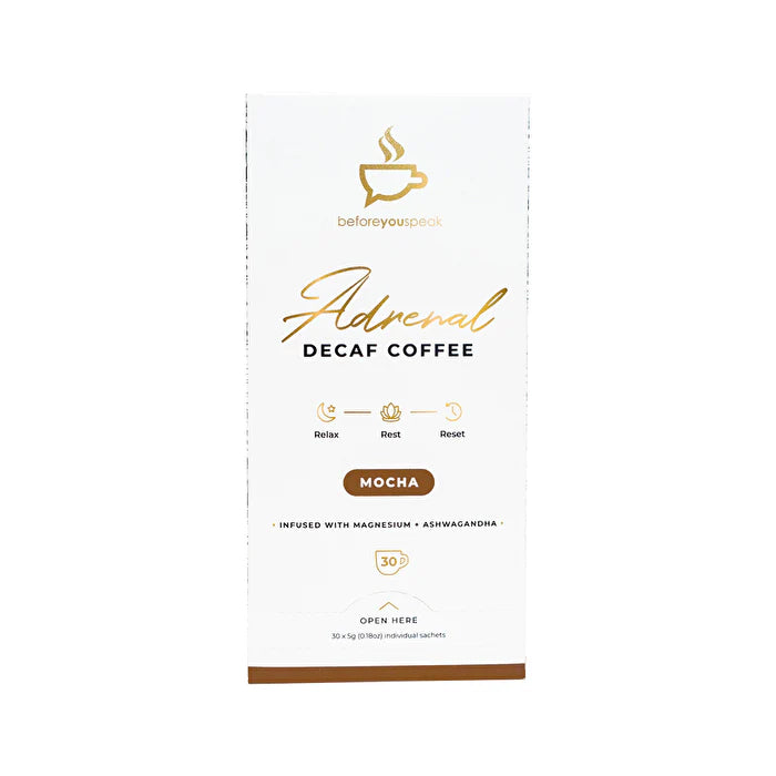 Adrenal Decaf Coffee Mocha 5g x 30 Pack R20811