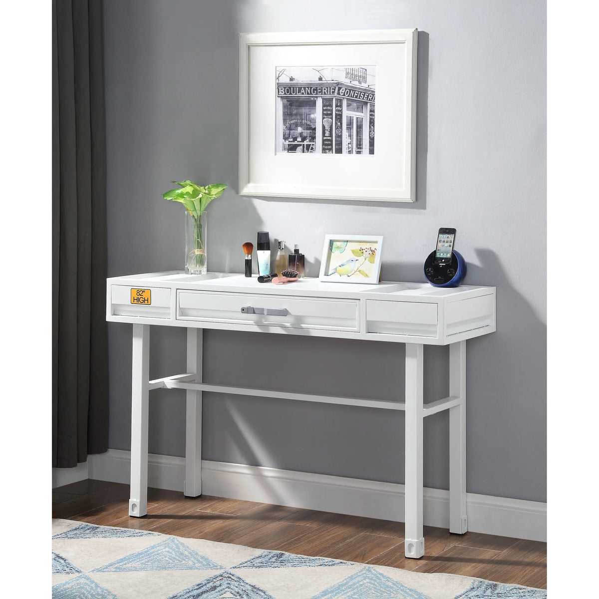 Red Writing Desk with 1 Drawer M22492