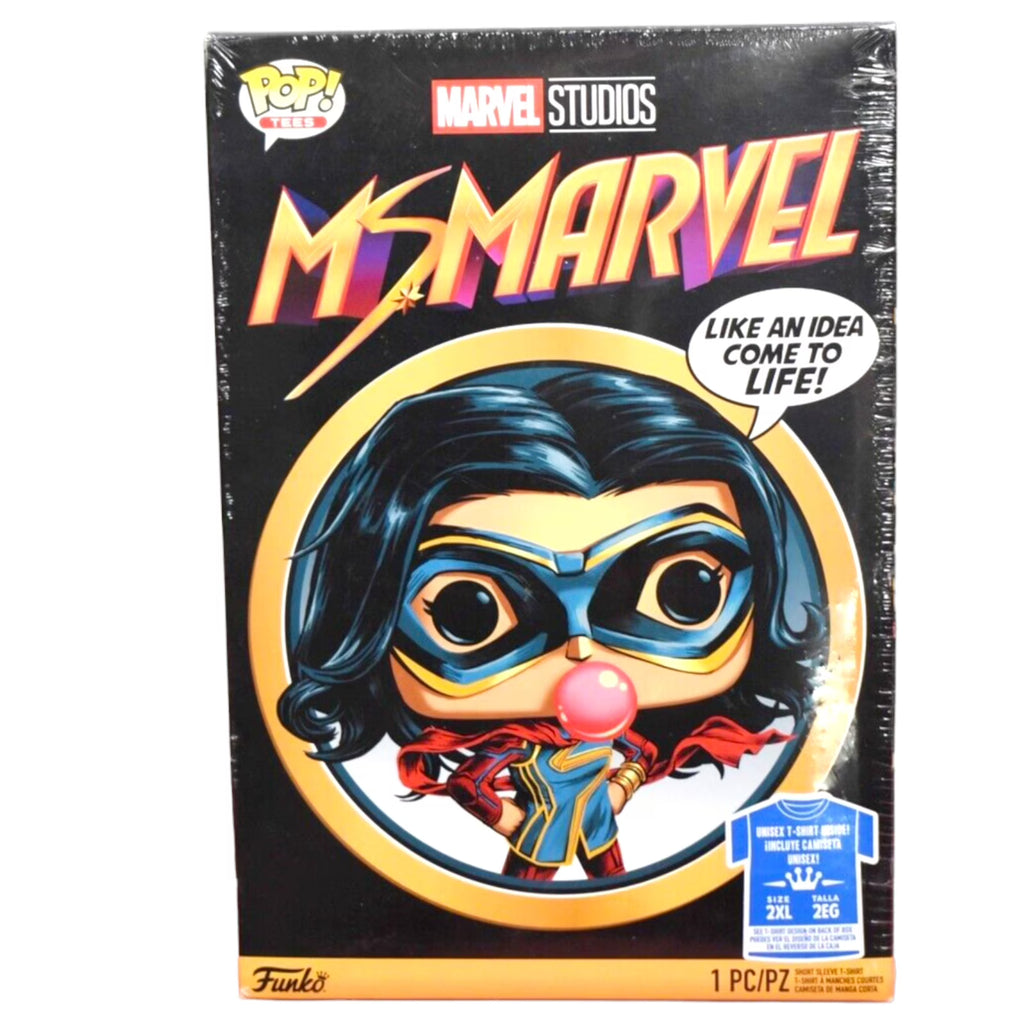 Ms. Marvel Black T-Shirt Boxed, 2XL D492660