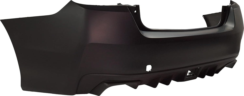 Rear Bumper Cover Primed with Textured Lower Y165409