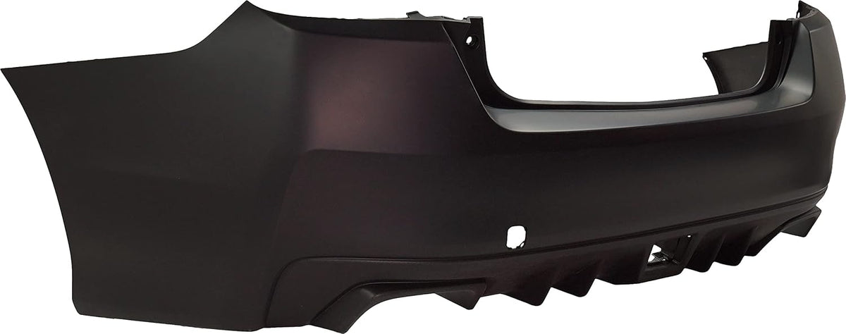 Rear Bumper Cover Primed with Textured Lower Y165409