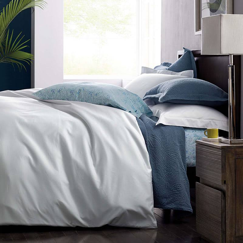 Ivory King Cotton Sateen Duvet Cover G31698