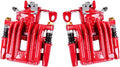 Red Coated Brake Caliper Pair with Hardware Brake Kit N721565
