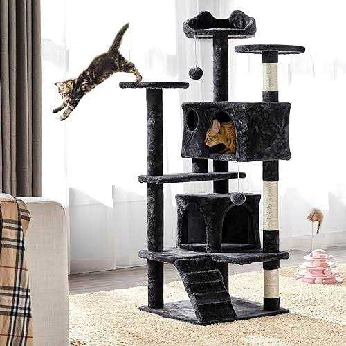 54in Cat Tree Tower Condo Scratch Post D145