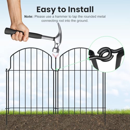 Rustproof Metal Decorative Garden Fence O4020