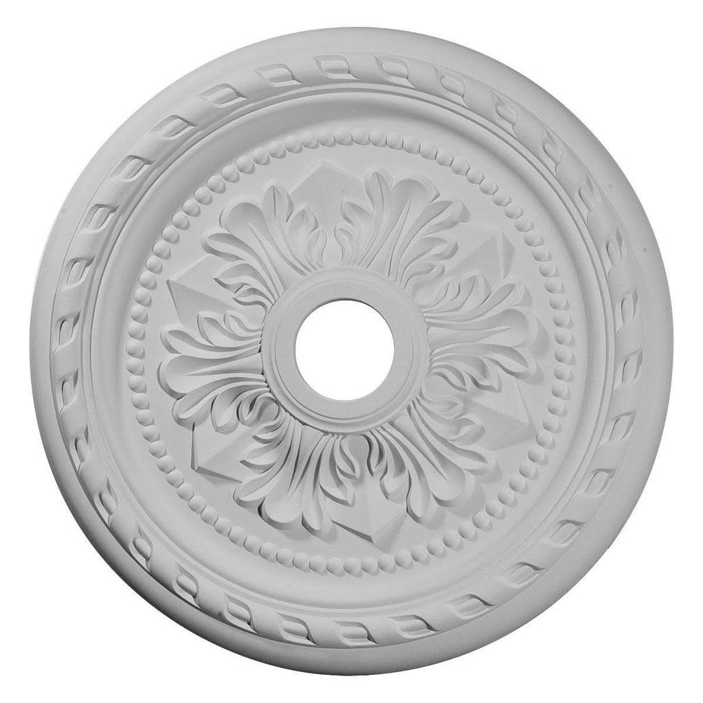 Palmetto Ceiling Medallion, Hand-Painted Cloud Burst M16675