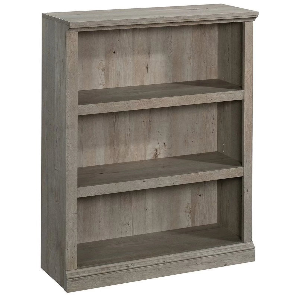 L Shaped Desk 3-Shelf Bookcase and Coffee Table 3 Piece Set M243110