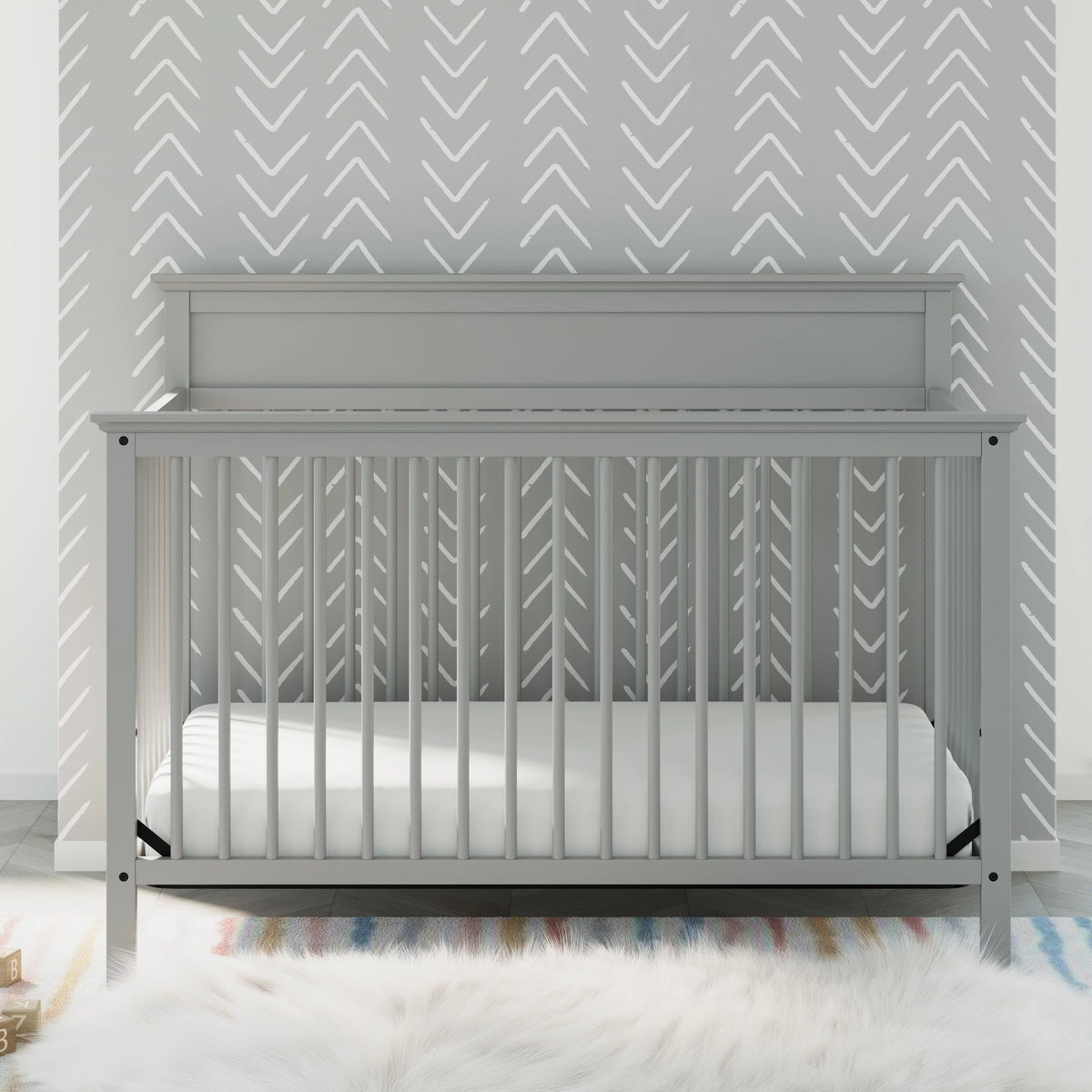 5-in-1 Convertible Baby Crib Z4610
