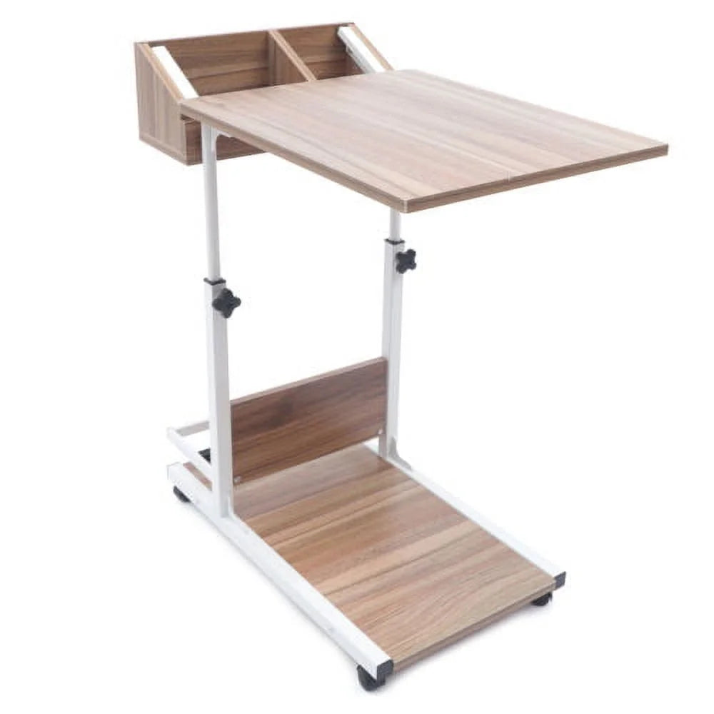 Adjustable C Table with Wheels J697707