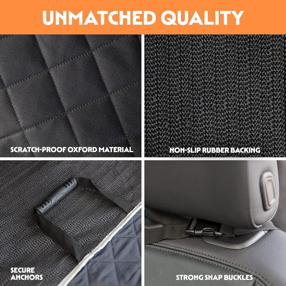 Waterproof Non-Slip Dog Seat Covers Pack of 2 Y44338