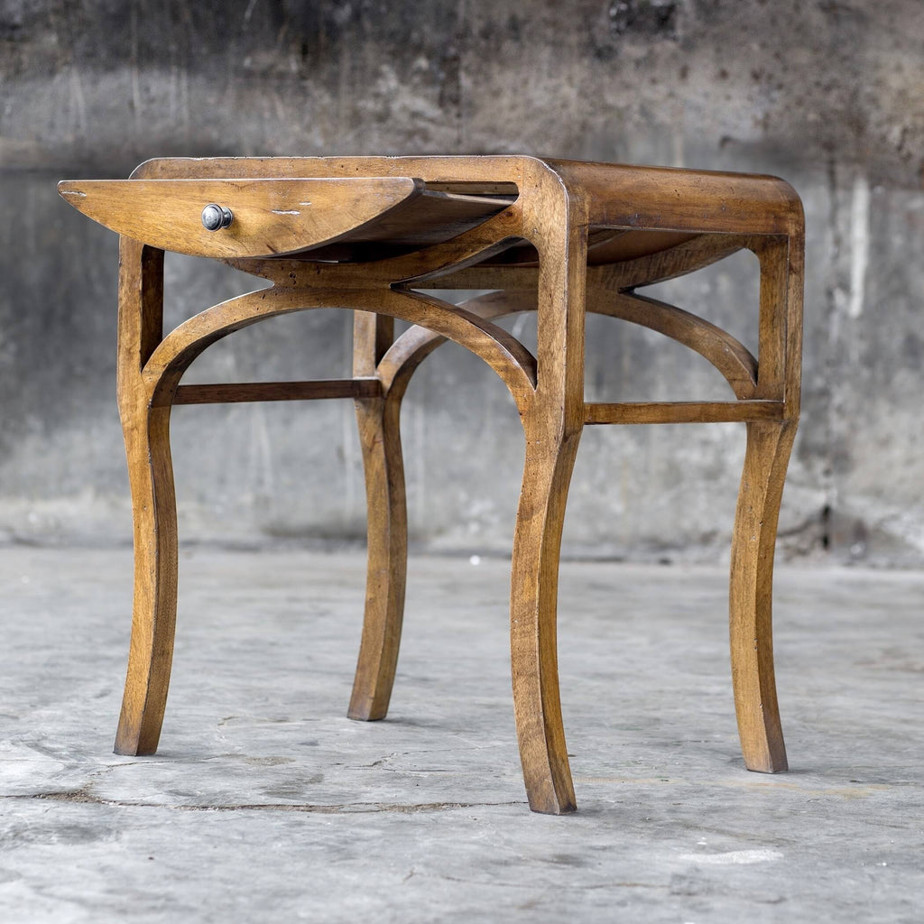 Pecan End Table D334