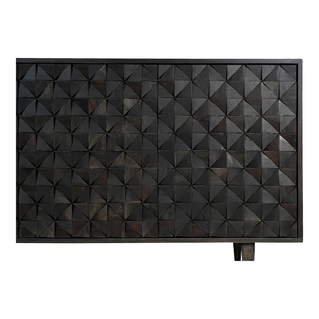 Black 4 Door Sideboard N4123
