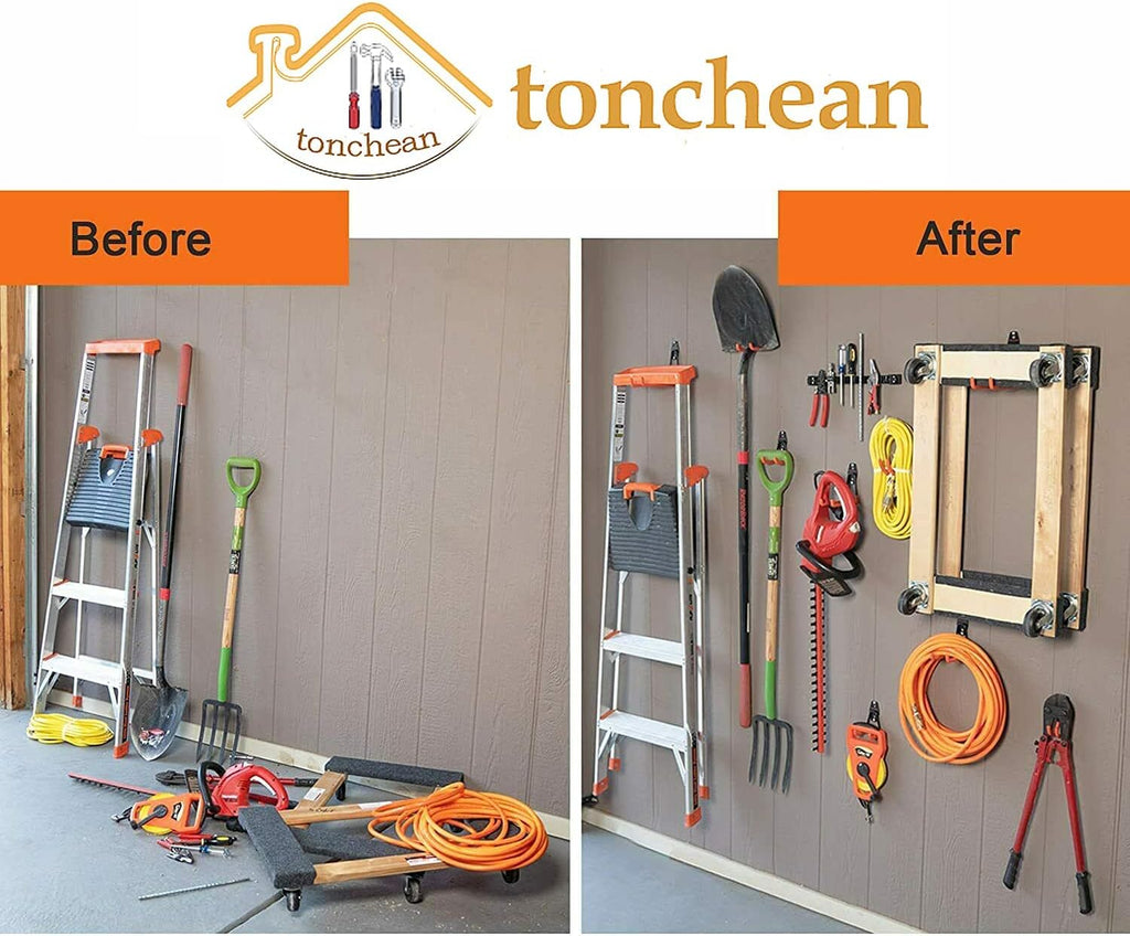 20 Pcs Heavy Duty Wall Mount Utility Hooks with Anti-Slip Coating D90812