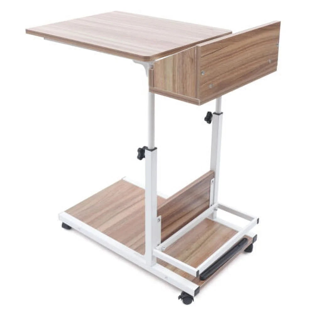 Adjustable C Table with Wheels J697707