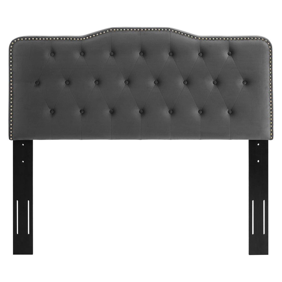 Pink Tufted Velvet Full/Queen Headboard A916582