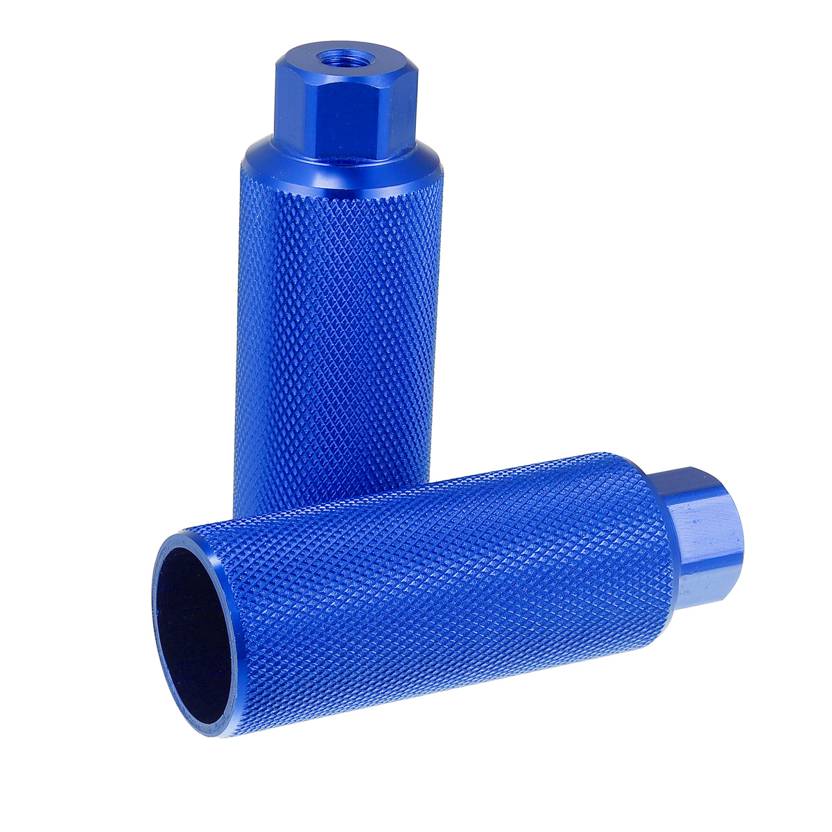 2 Pair Aluminum Alloy Bicycle Footrest Pegs Blue W8236