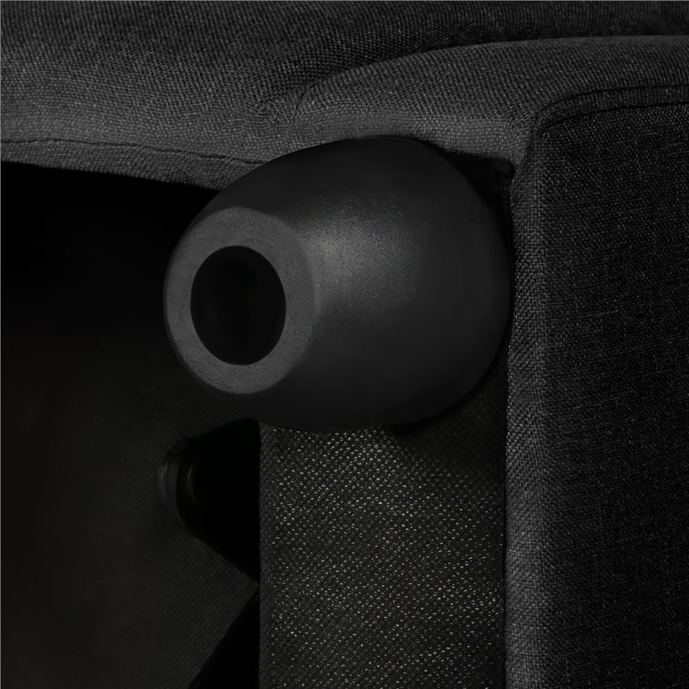 Black Fabric Recliner Chair P8119