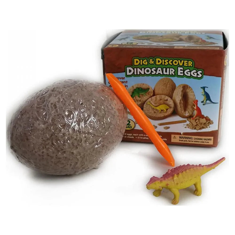 Dinosaur Eggs Excavation Kit with Dino Models Toy F7642