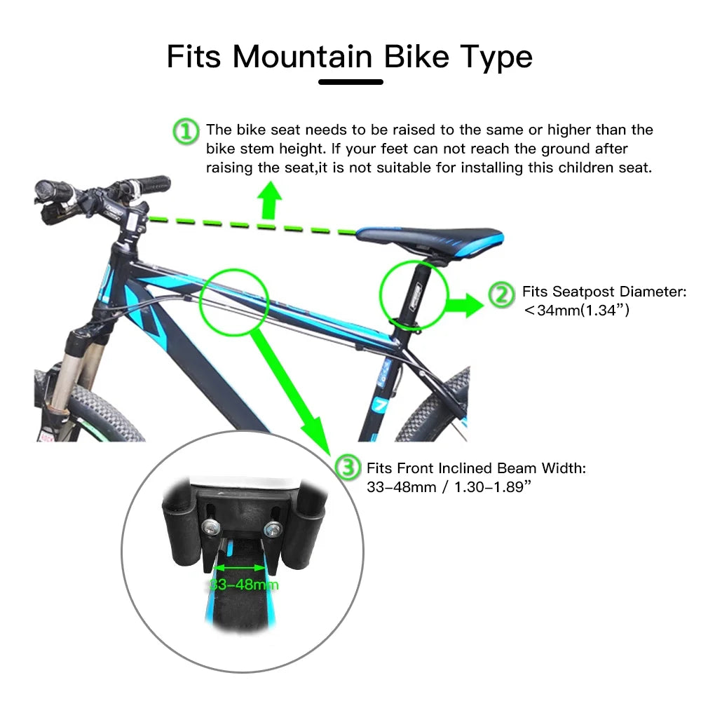 Mountain Bike Child Seat W189
